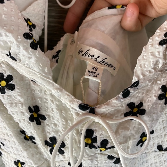 For Love and Lemons Connie Mini Dress NWT Size XS - Picture 7 of 12